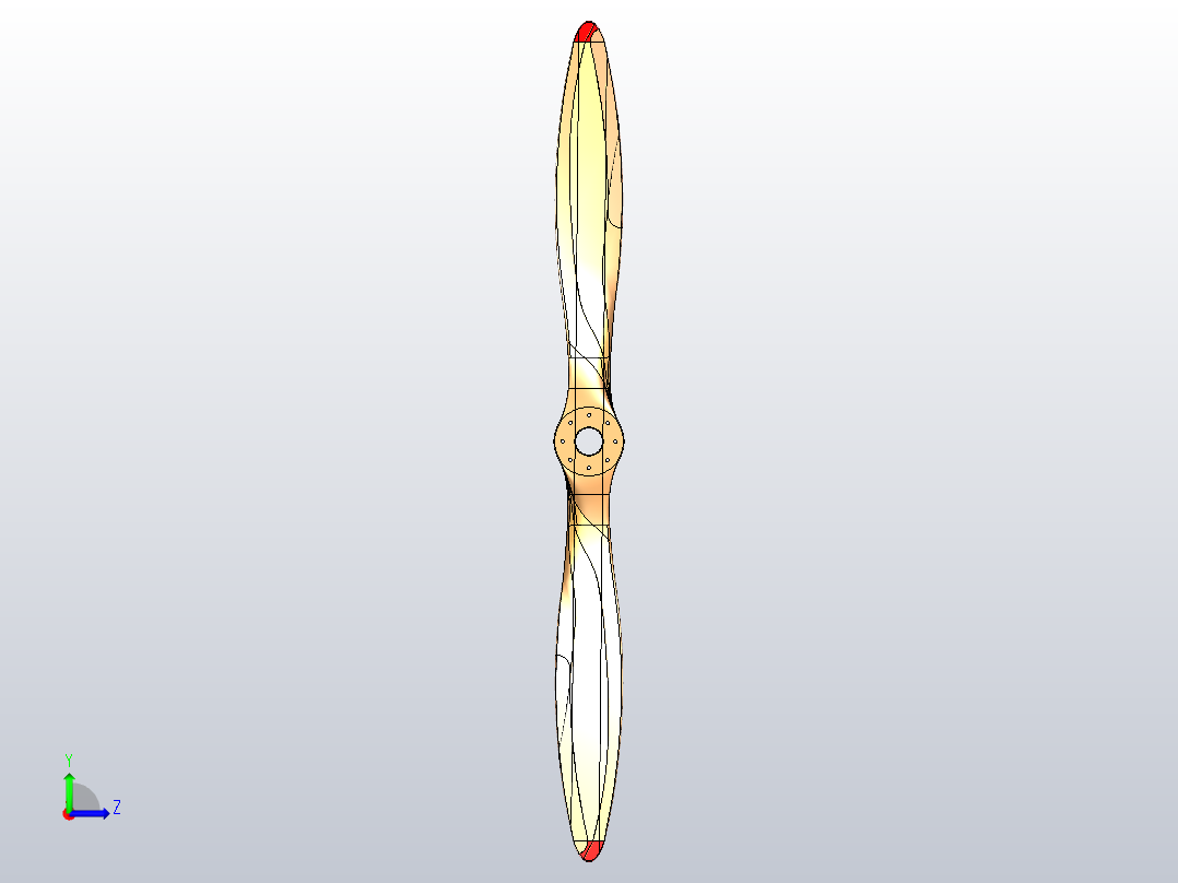 螺旋桨 (1)左视图