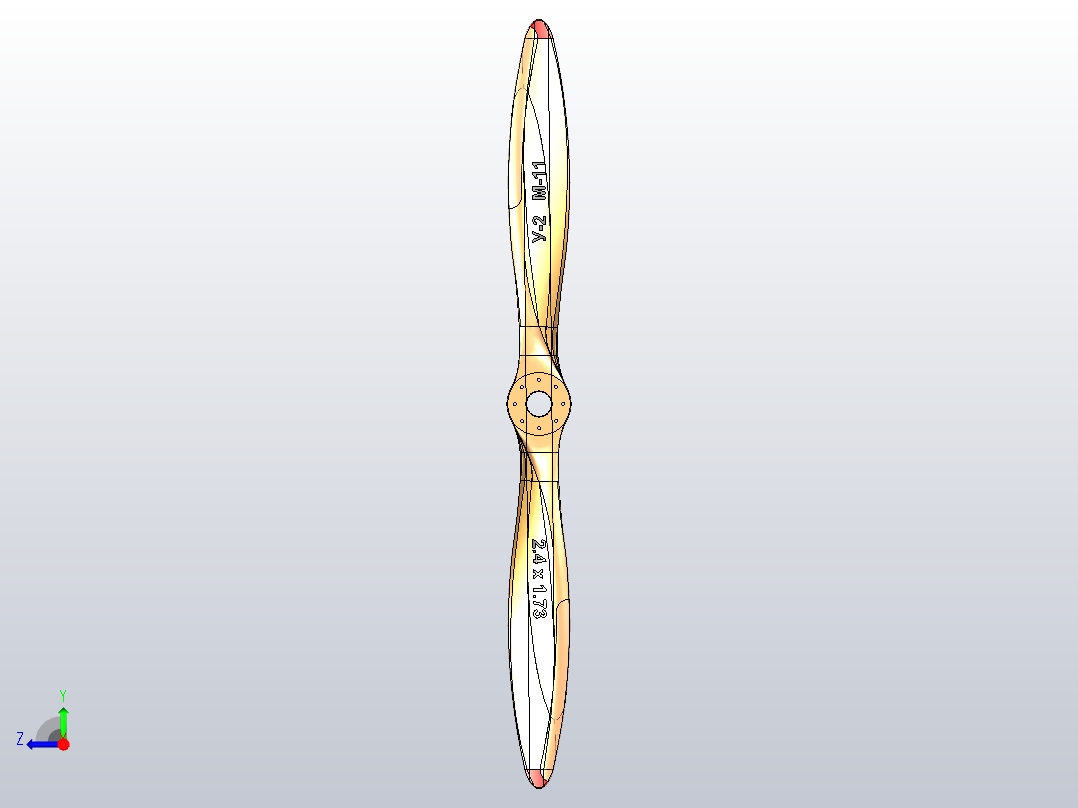 螺旋桨 (1)右视图