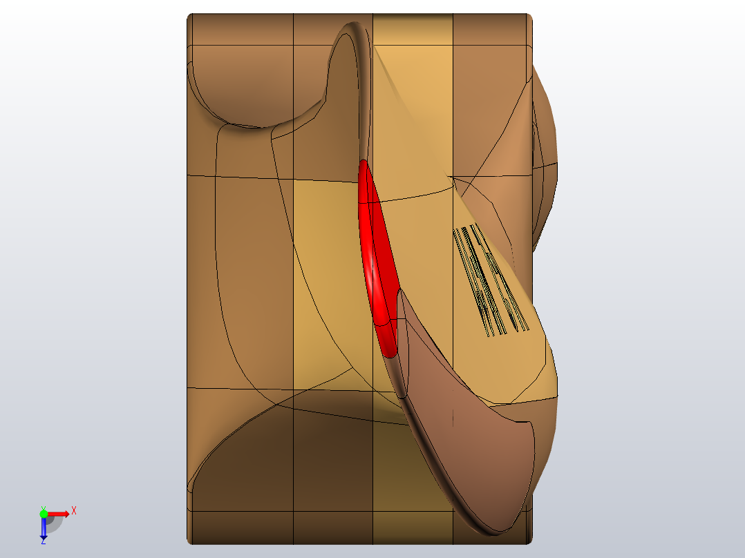 螺旋桨 (1)俯视图
