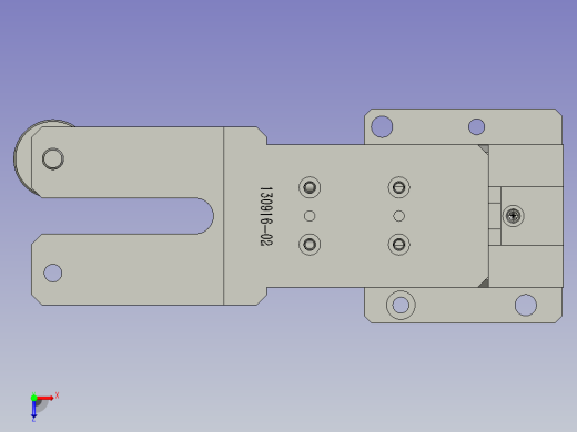 020900后限位部件俯视缩略图