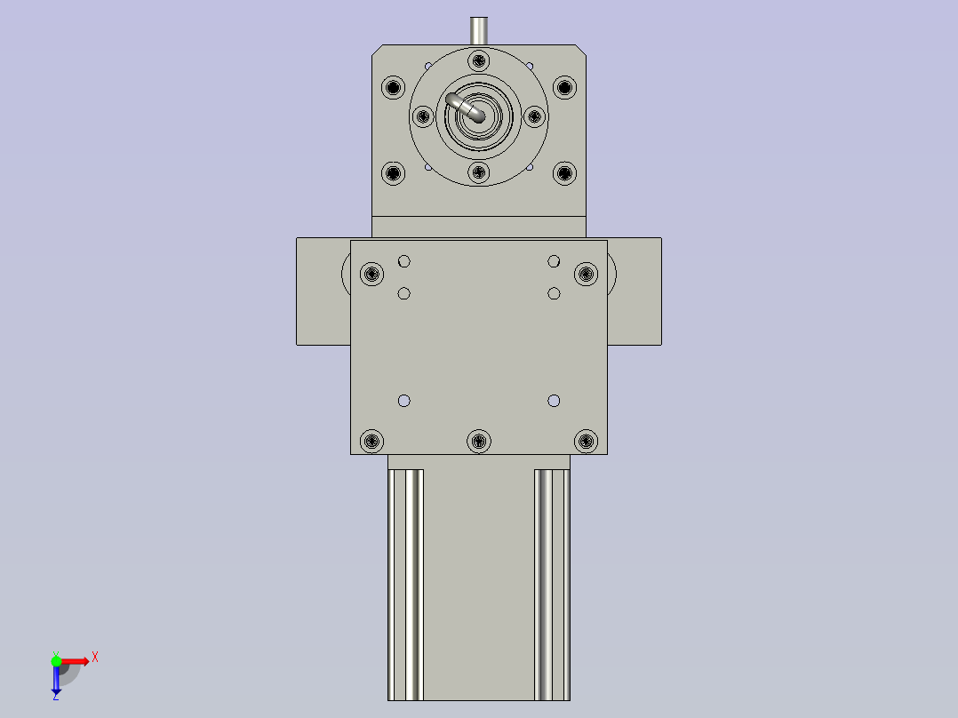搅拌装置2俯视图