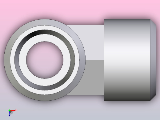 L外螺纹螺柱弯头LE14SRCFX俯视缩略图