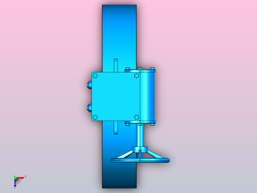 D373H-10三偏心多层次金属硬密封蝶阀[D373H-10]DN2000俯视缩略图