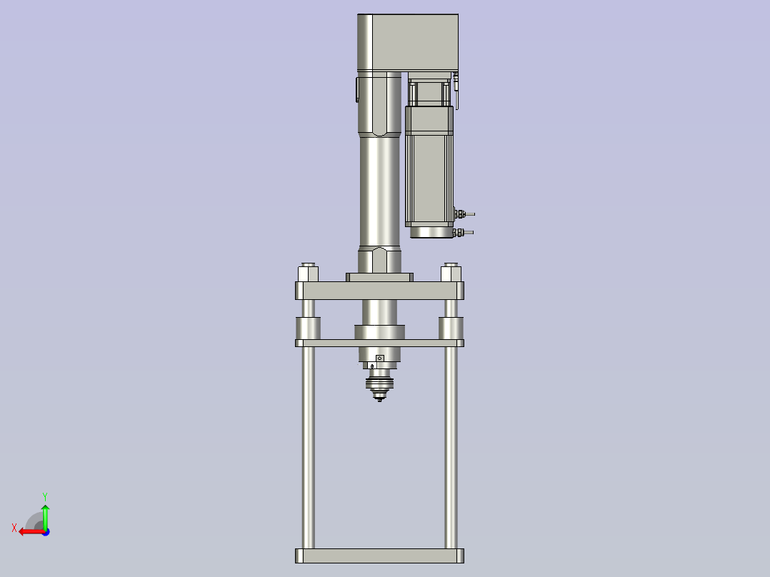 伺服压机构1后视图