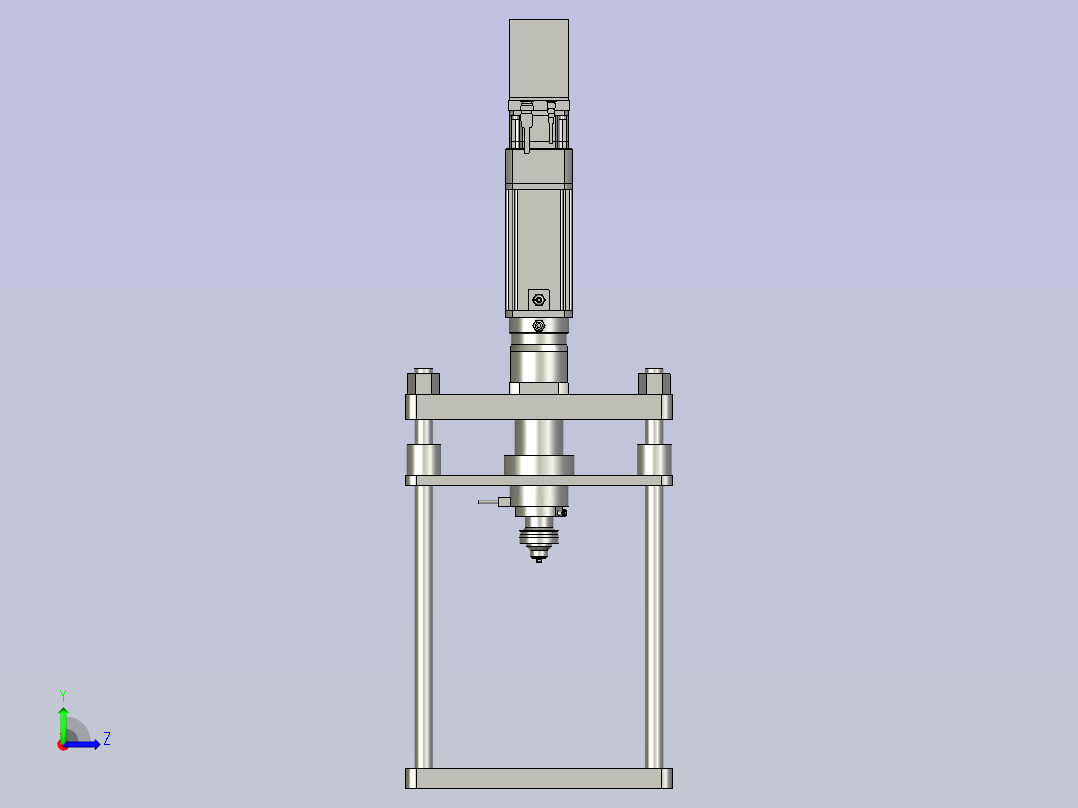 伺服压机构1左视图