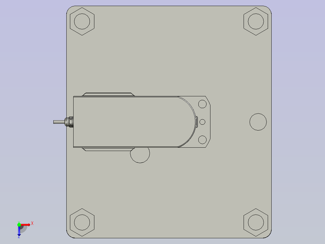 伺服压机构1俯视图