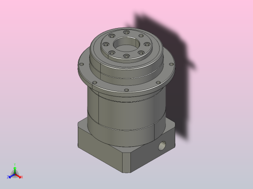 JHF090-L2 14-73-98.43-M6法兰盘斜齿轮行星减速机