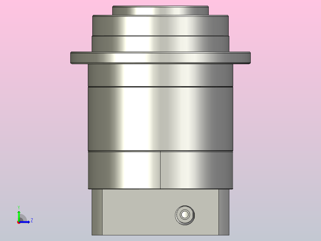 JHF090-L2 14-73-98.43-M6法兰盘斜齿轮行星减速机左视图