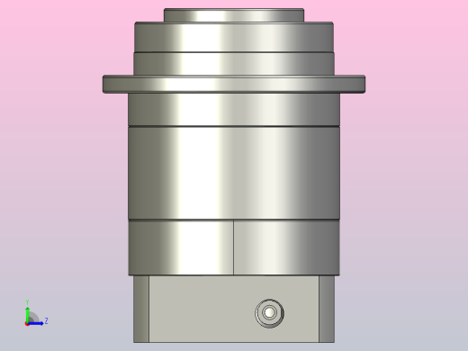 JHF090-L2 14-73-98.43-M6法兰盘斜齿轮行星减速机左视缩略图