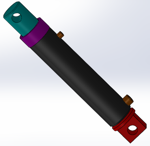 A0004558-高压液压缸（压缸）75x70x300毫米缩略图