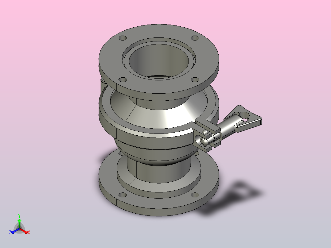 IZHK-04法兰式止回阀[IZHK-04-2.5S]主视图