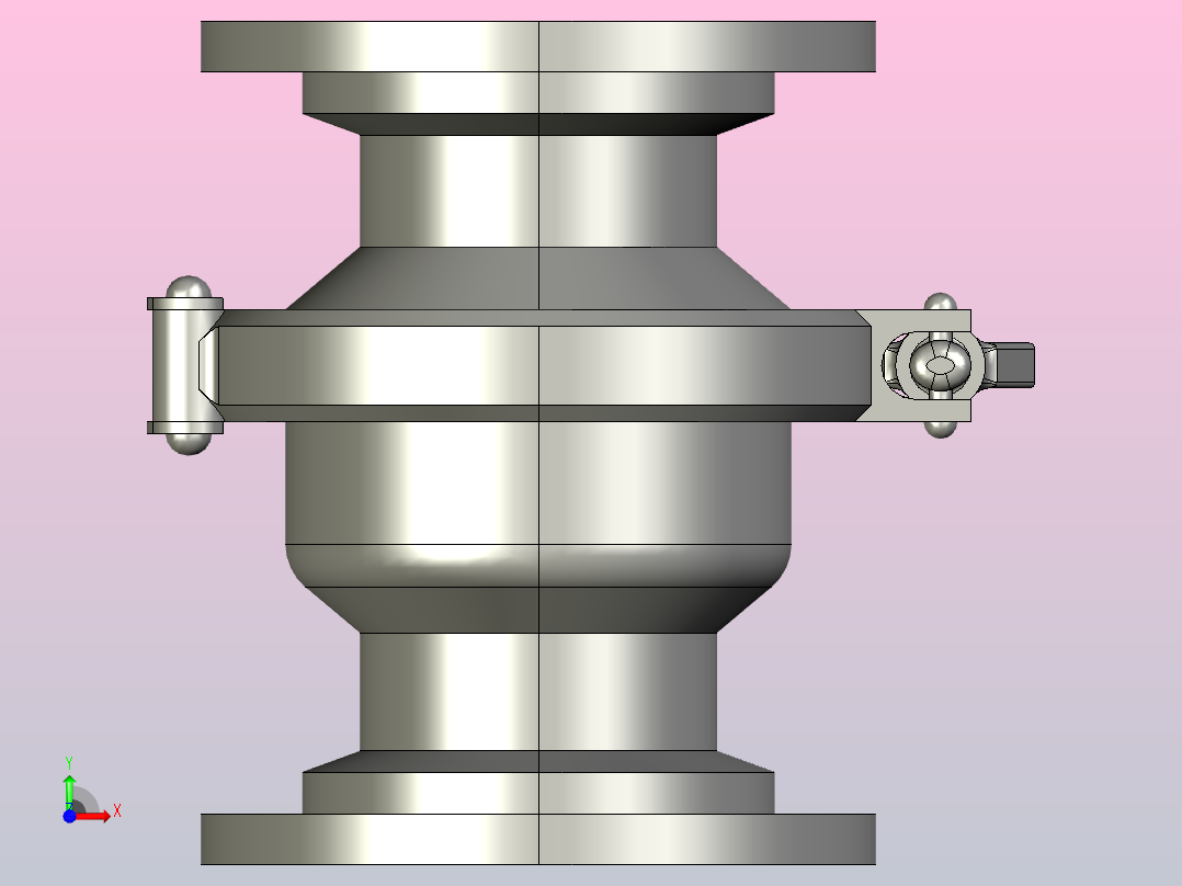 IZHK-04法兰式止回阀[IZHK-04-2.5S]前视图