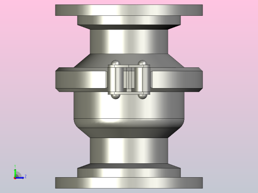 IZHK-04法兰式止回阀[IZHK-04-2.5S]左视缩略图