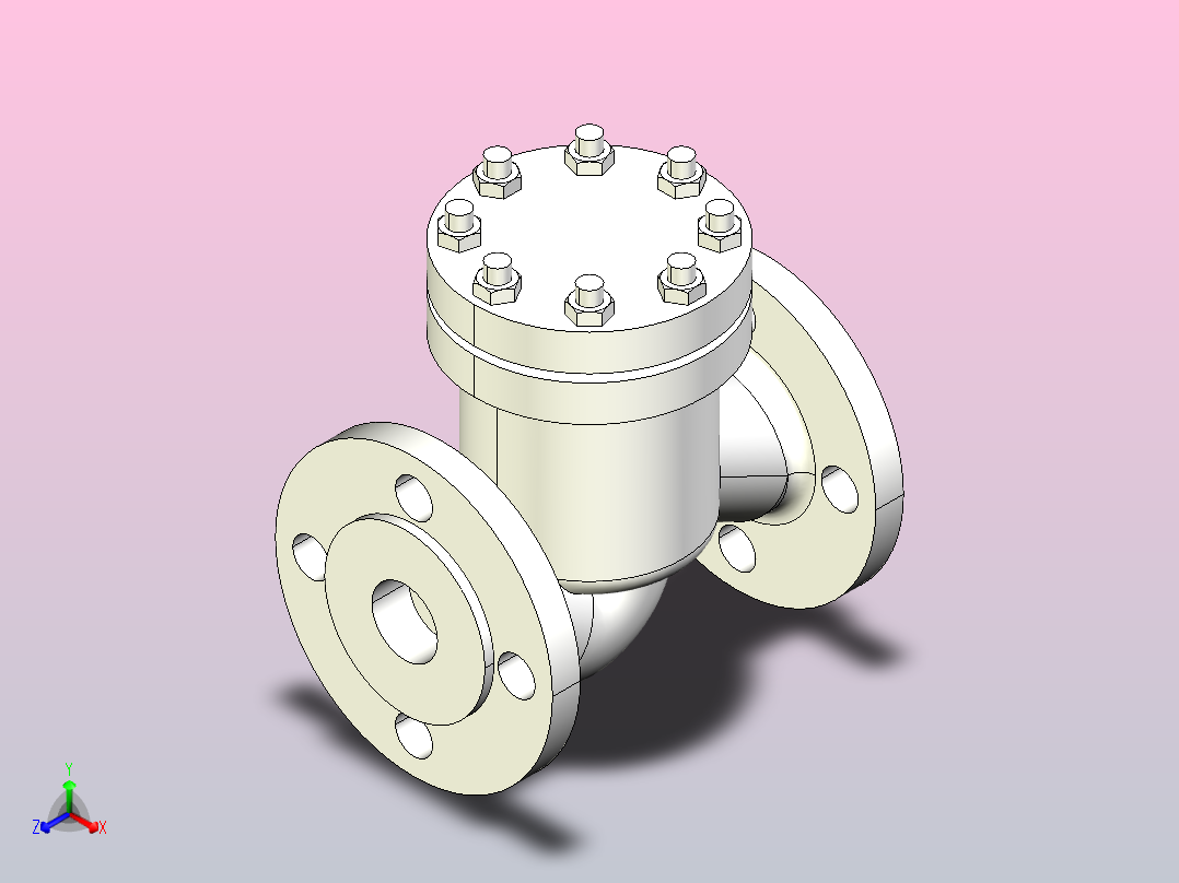 H41H-W-Y-40 升降式止回阀[32]主视图