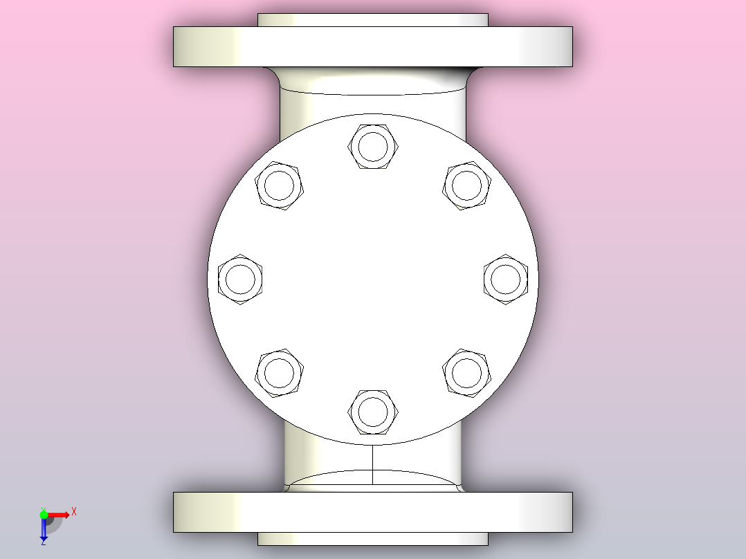 H41H-W-Y-40 升降式止回阀[32]俯视图
