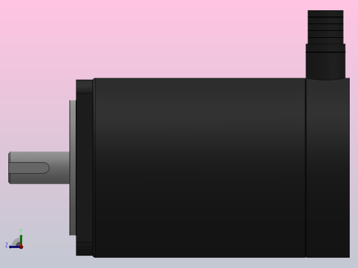 130BYG二相、三相混合式步进电机[130BYG3502]右视缩略图