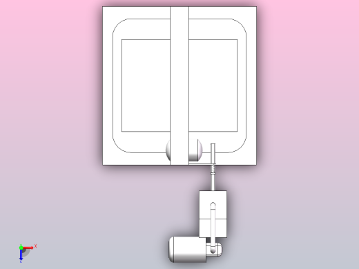 PCB电路板生产加工用板面清洁装置俯视缩略图