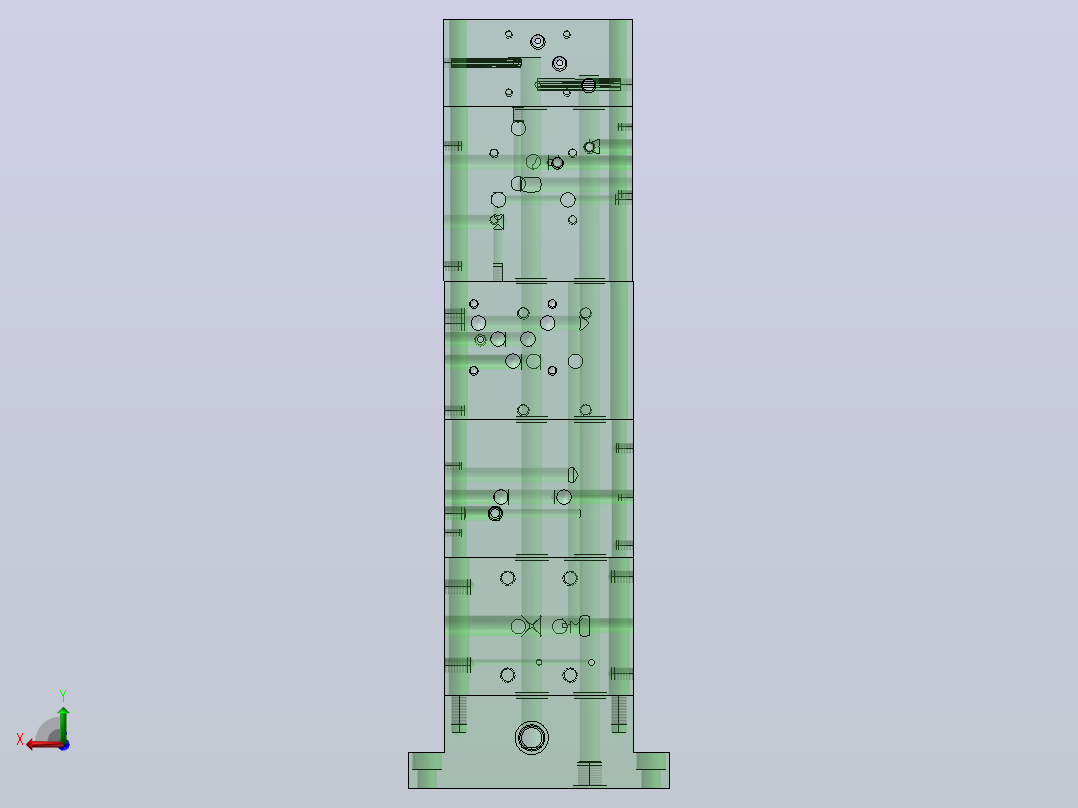 卧式半自动组合机床液压系统及其有关装置设计（SW+CAD+说明书）后视图