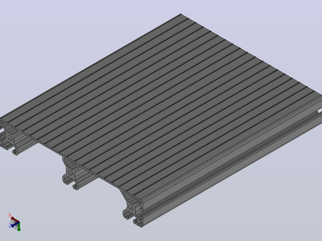 阶梯型材支架组件8系列160_阶梯型材支架组件8系列160主视图