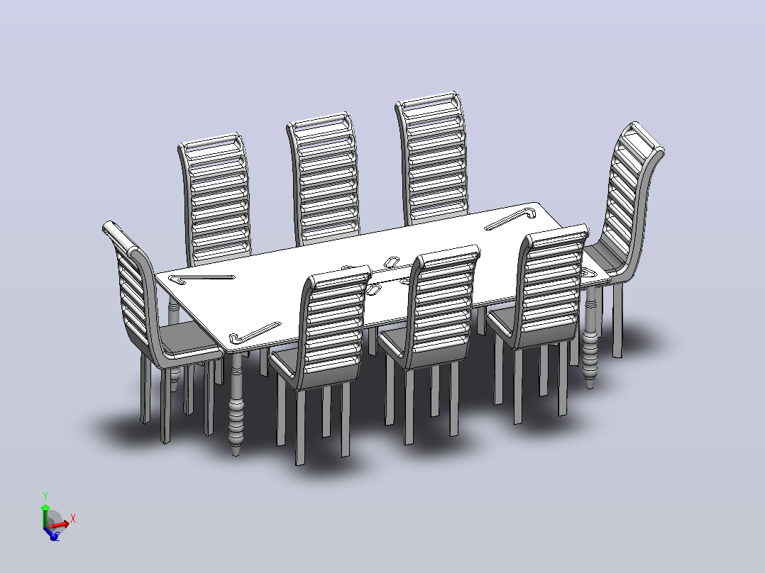 14号餐具主视图