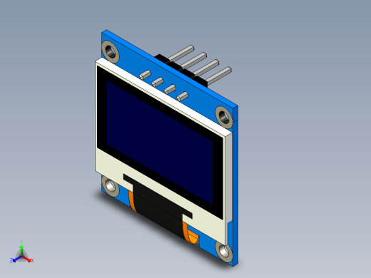 c  oled ssd显示屏正等轴测缩略图