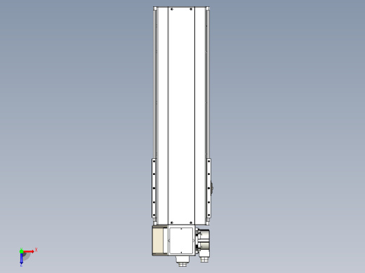皮带直线轴半封闭可选导轨TPA-HNB-220D-176-L450-LP-C-P1K-N3俯视缩略图