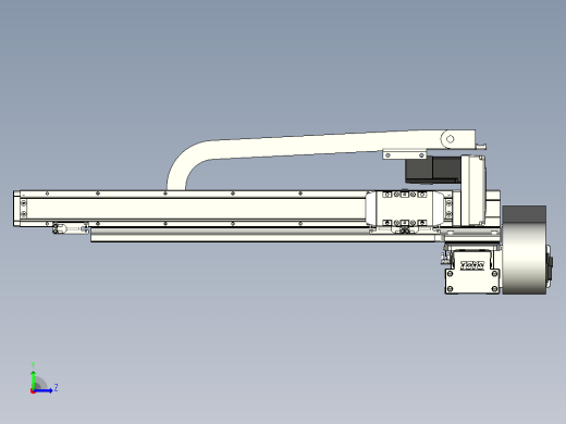 XYGT320-A3-1100-500-M-C-0001负载5-8KG XY丝杆模组 内嵌式 XYGT320-A3 替换东佑达TOYO直线滑台模组左视缩略图