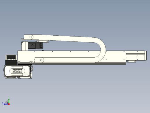 XYGT320-A3-1100-500-M-C-0001负载5-8KG XY丝杆模组 内嵌式 XYGT320-A3 替换东佑达TOYO直线滑台模组右视缩略图