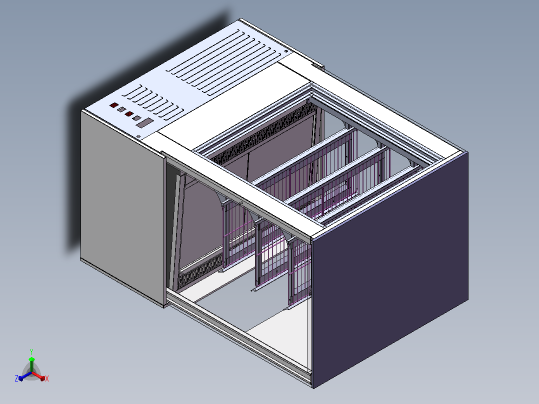 3d蛋糕柜正等轴测图