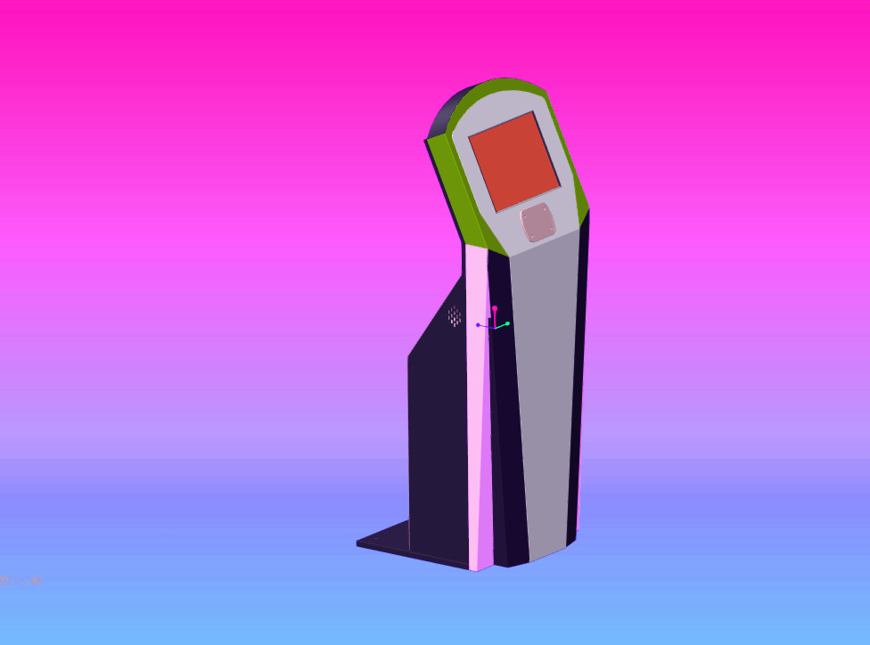ATM自助办证机3D模型
