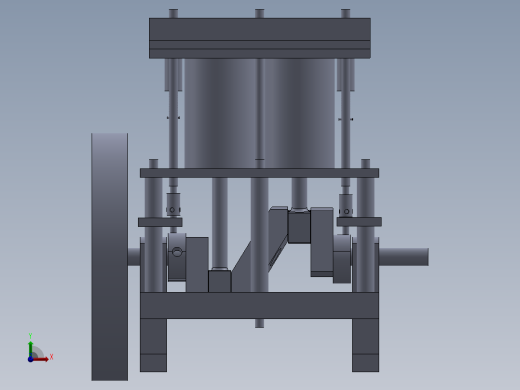 solidworks 提升阀前视缩略图