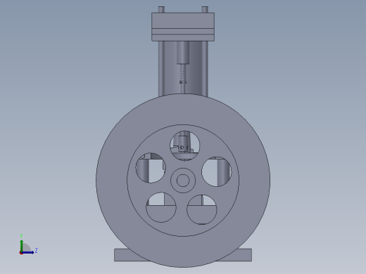 solidworks 提升阀左视缩略图