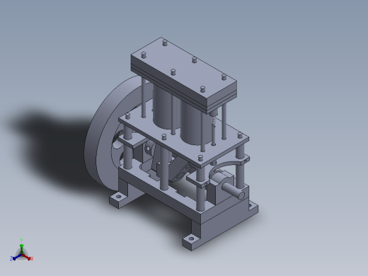 solidworks 提升阀正等轴测缩略图
