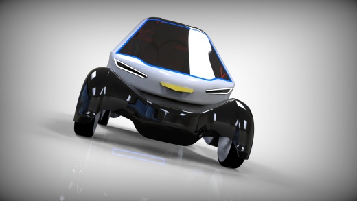 市内小型双位小轿车外壳造型3D图纸 Solidworks设计缩略图