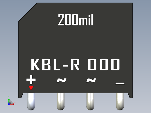 桥式整流器-KBL-R前视缩略图