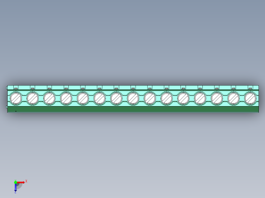 DEGSON DG636 系列 6.357.629.52mm 接线端子-DG636-7.62-15P-14-00AH俯视缩略图