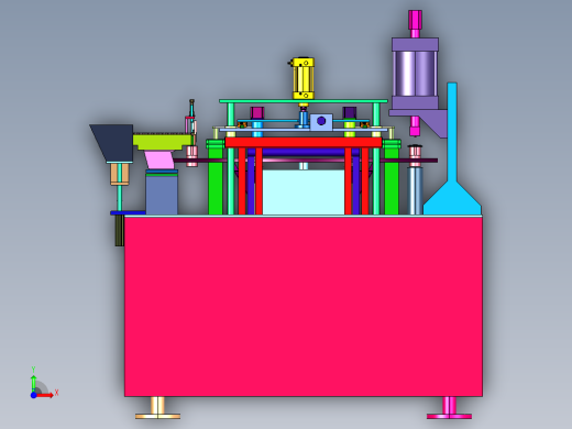 端盖销钉压铆压装机前视缩略图