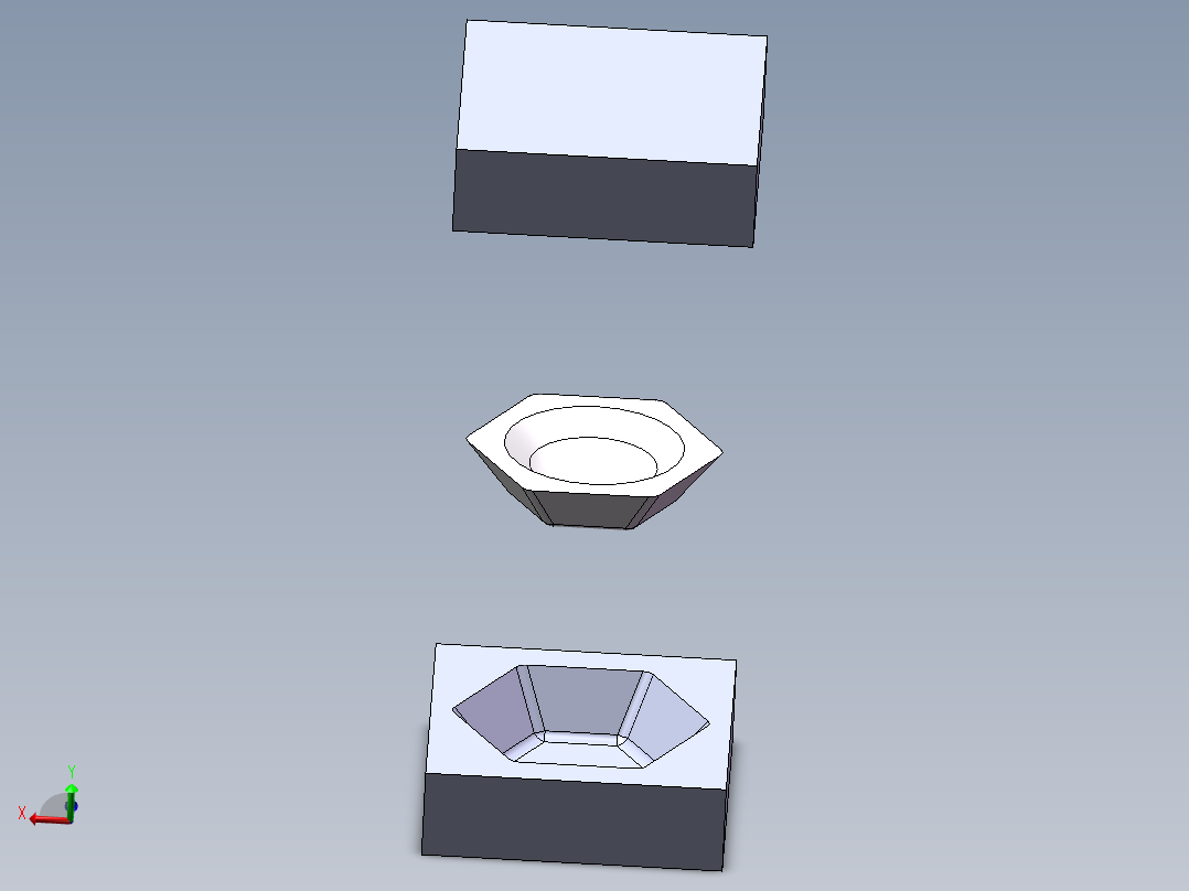 研钵模具主视图