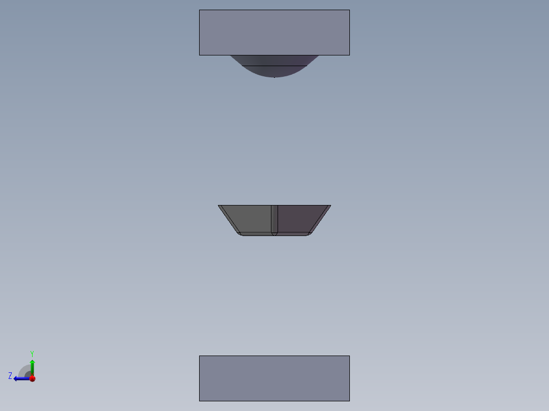 研钵模具右视图