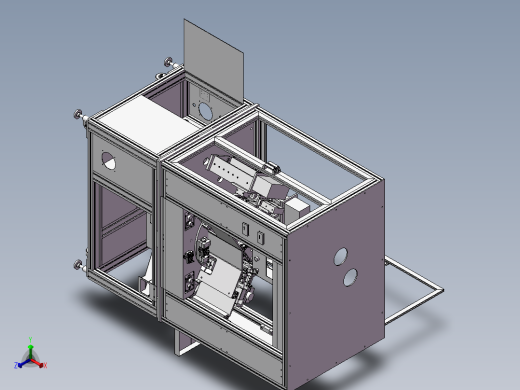 3电子塑胶冲压车间 非标自动化设备3D图纸3D模型
