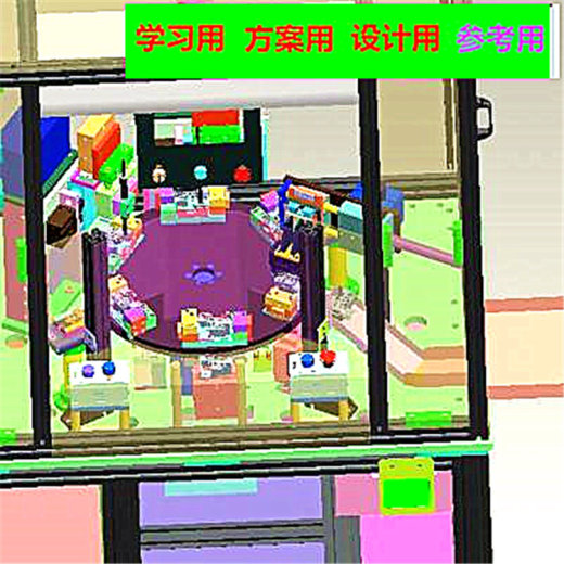 3电子塑胶冲压车间 非标自动化设备3D图纸3D模型缩略图