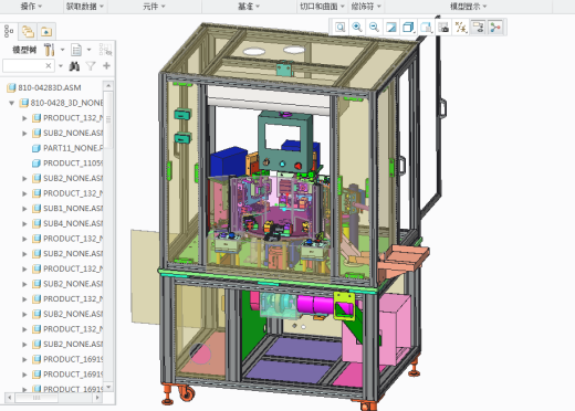 3电子塑胶冲压车间 非标自动化设备3D图纸3D模型缩略图