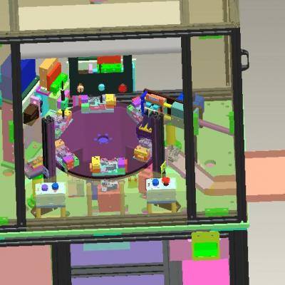 3电子塑胶冲压车间 非标自动化设备3D图纸3D模型缩略图