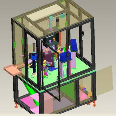 3电子塑胶冲压车间 非标自动化设备3D图纸3D模型缩略图