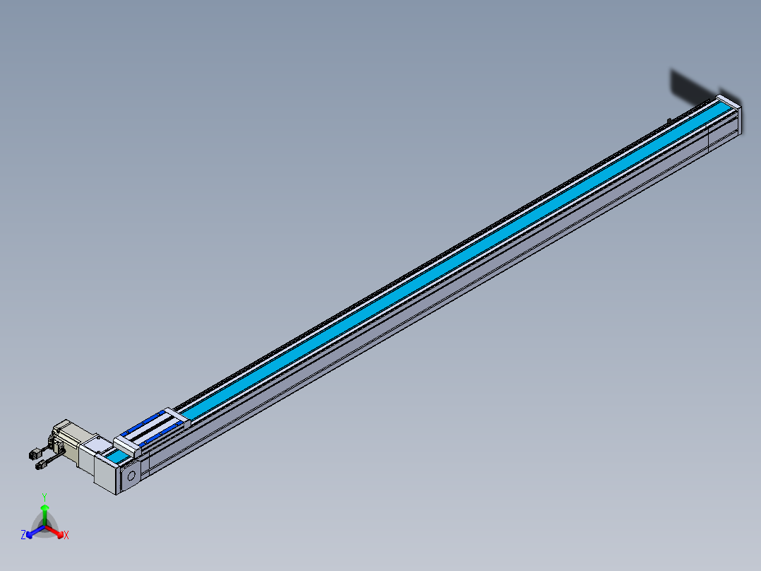 威洛博LB.GB同步带传动--欧规系列LB6A-L130-S1550-BR主视图