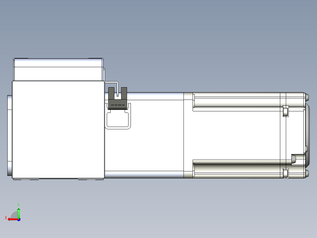 威洛博LB.GB同步带传动--欧规系列LB6A-L130-S1550-BR后视图