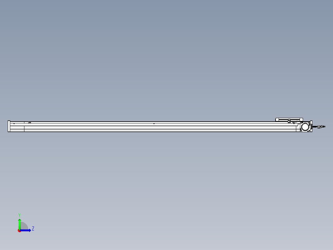 威洛博LB.GB同步带传动--欧规系列LB6A-L130-S1550-BR左视图