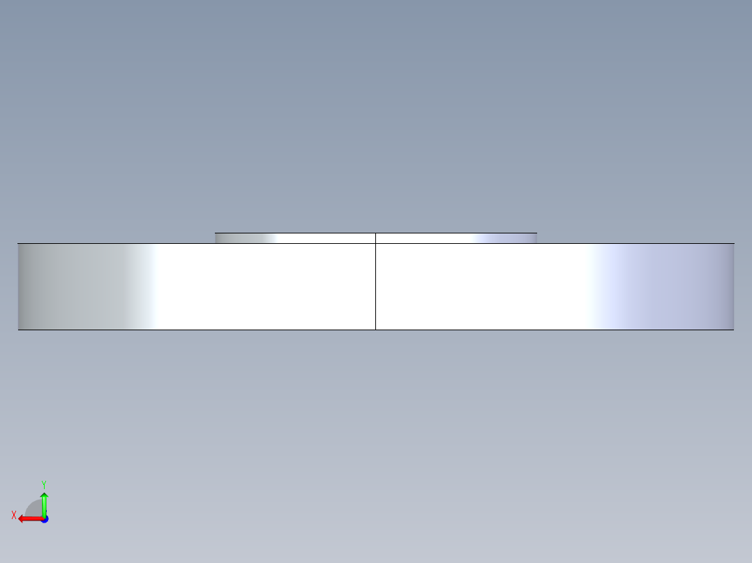 CPVC管件25-Sch80_Blind Flange_9853-012_1.25in后视图