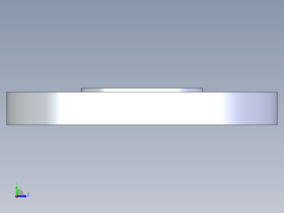 CPVC管件25-Sch80_Blind Flange_9853-012_1.25in左视图
