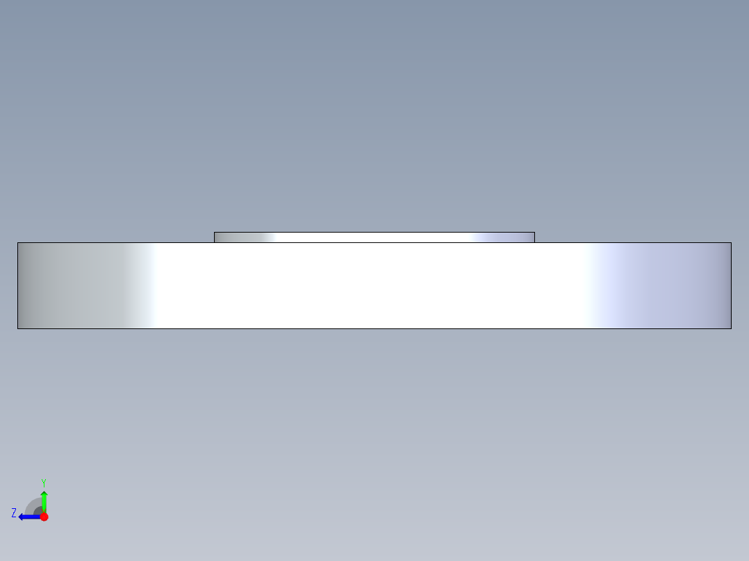 CPVC管件25-Sch80_Blind Flange_9853-012_1.25in右视图